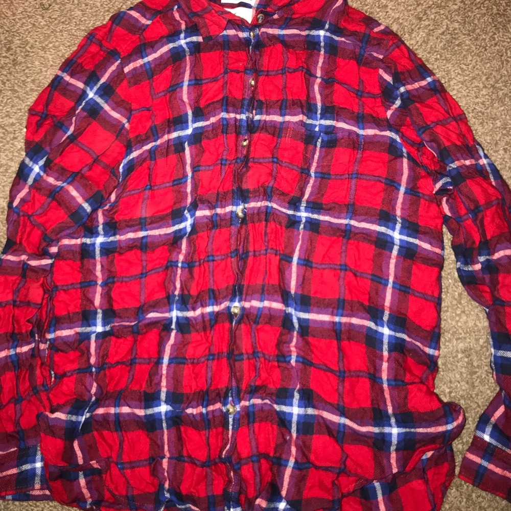 American Eagle Ahh-mazingly soft flannel.
